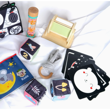 „BusyKids“ Montessori rinkinys kūdikiams nuo gimimo iki 6 mėnesių „BusyKids“ Montessori rinkinys kūdikiams nuo gimimo iki 6 mėnesių
