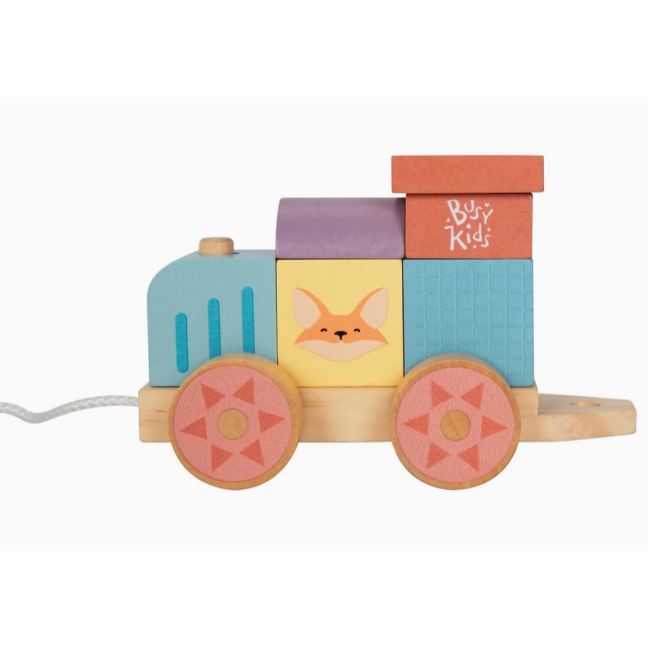 ,,BusyKids" medinis traukinukas 3