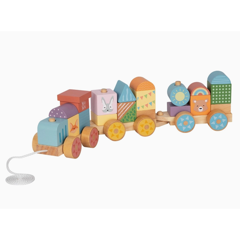 ,,BusyKids" medinis traukinukas 5 ,,BusyKids" medinis traukinukas 5