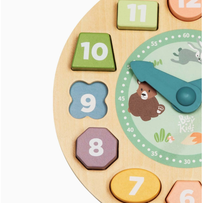 Medinis ,,BusyKids" laikrodis 2